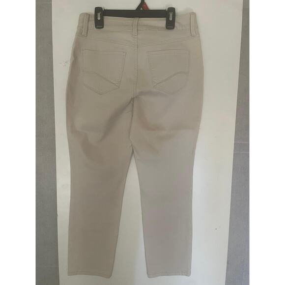 NxD Cream Straight Leg Pants Size Petite 4 - Picture 4 of 5